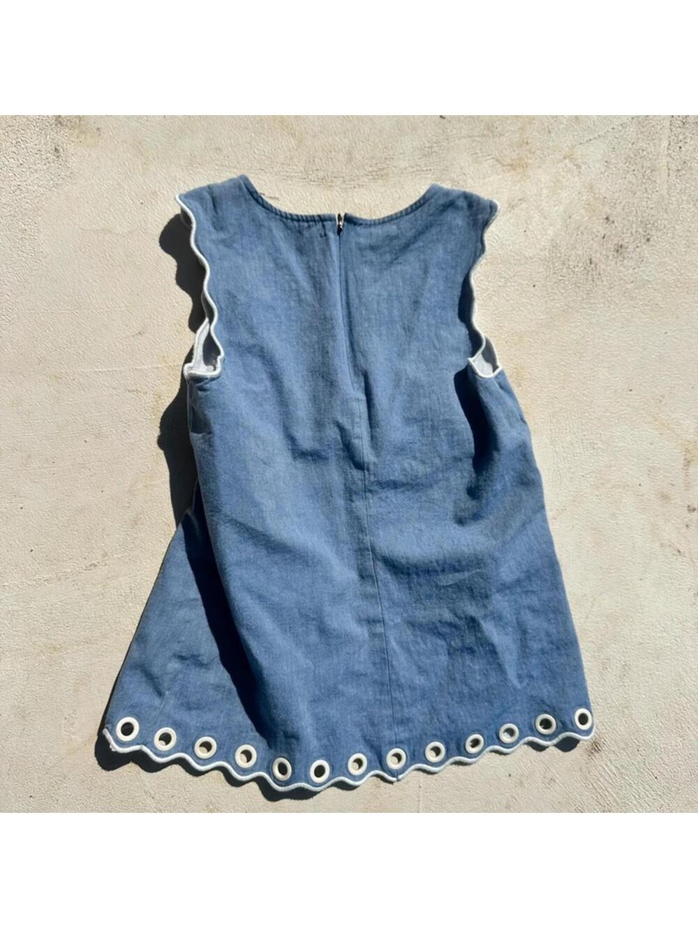 J Crew Denim Top - Picture 3 of 5